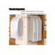 thumbnail image 3 of Bolsa Colgante Xtellar transparente Para Ropa Cubre Polvo Protector, 2 Piezas, 3 of 4