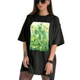 thumbnail image 3 of Plus Size Shirt for Women Black Tops for Women Short Sleeves Shirt for Women ST Patrick T Shirt Crewneck Shirt for Women XS, 3 of 5