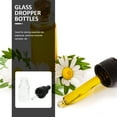 thumbnail image 4 of ifundom Glass Dropper Bottles Transparent Leakproof with Easy Dosage Control for Home Use and Essential Oils Storage, 4 of 6