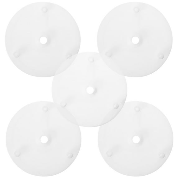 WRITWAA Reusable White Round Plastic Cake Boards, Lightweight and , Perfect for Home Baking and Cake Decorating Support