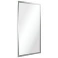 thumbnail image 3 of Empire Art Direct Contempo Stainless Steel Gold Wall Mirror Plished Silver 24" x 36" Silver, 3 of 14