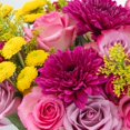 thumbnail image 3 of - Festive Elegance Collection (glass Vase Included) Fresh Flowers For Next Day Delivery Gift Easter  Birthday Anniversary Sympathy Congratulations, 3 of 5