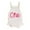 White2, variant on Gunia Toddler Outfits For Girls Bodysuits Soft Casual Infants Summer With Cute Prints Easy To Wear Wash Girl Romper Clothes Sets 0-18 Months