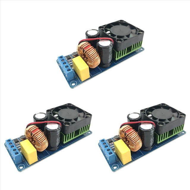 3X IRS2092S Tablero Amplificador de Potencia Digital Mono HIFI de Clase D de Alta Potencia 500W 58-70V