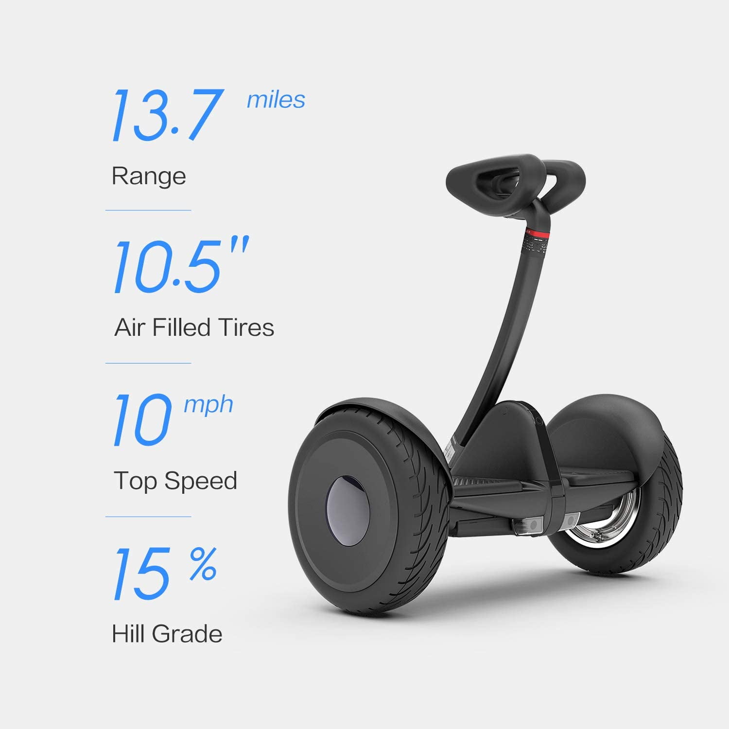 Segway Ninebot S Smart Self Balancing Electric Scooter Black BOLT AXTION