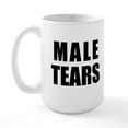 thumbnail image 2 of CafePress - Male Tears Mug Mugs - 15 oz Ceramic Large White Novelty Mug, 2 of 6
