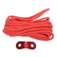 thumbnail image 1 of Cuerda reflectante para acampar, resistente al viento, de 4 mm de grosor, de color rojo, para aventuras al aire libre, 1 of 8