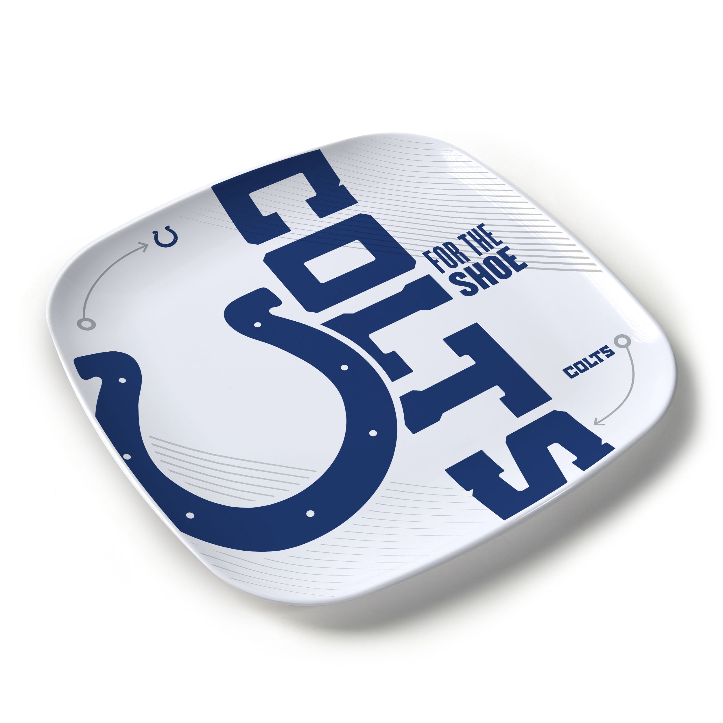 YouTheFan NFL Indianapolis Colts Large Party Plate