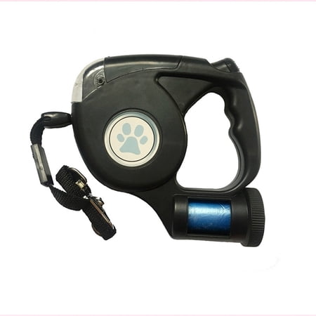 Multifunctional Extendable LED 4.5M with Garbage with Pet Leash Retractable Dog Lead
