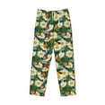 thumbnail image 4 of Goofa Sunflowers And Butterflies Printed Soft Pajama Pants for Men, Wide Leg Comfy Casual Lounge Yoga Pants-XX-Large, 4 of 9