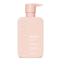 MONDAY Haircare SMOOTH Shampoo Softens Curly Wavy Hair, Wheat Protein, Avocado Oil, 12 fl oz
