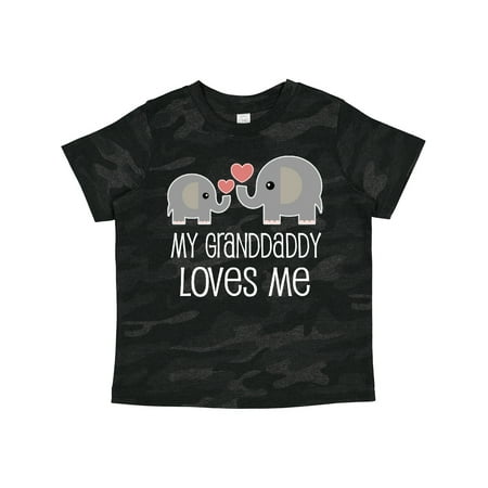 

Inktastic Grandaddy Loves Me Grandchild Gift Toddler Boy or Toddler Girl T-Shirt