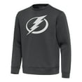 thumbnail image 2 of Men's Antigua Pewter Tampa Bay Lightning Relevant Lightweight Pullover Sweatshirt, 2 of 3