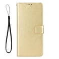 thumbnail image 3 of Wallet Case for Samsung Galaxy A37 5G with Card Holder, PU Leather Flip Phone Case with Kickstand Magnetic Closure Wrist Strap Gold, 3 of 5