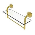 thumbnail image 7 of Remi Collection 16 Inch Glass Vanity Shelf with Integrated Towel Bar, 7 of 7