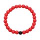 thumbnail image 2 of Joyería de lava de roca de lava de piedra de pino unisex de 8 mm rojo, 2 of 9