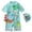 Light Green, variant on Gerichy Boys Swim Set, 2T 3T 4T 5T Swimsuit Boys Children Swimwear Boys Cartoon Breathable Boys Shortsleeved Sunscreen Swimsuit Swimming Cap
