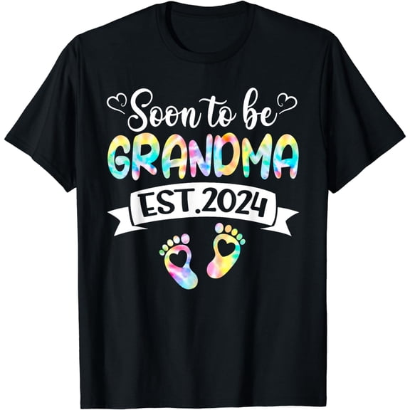 Womens Grandma 2024 Pregnancy Announcement Soon to be Mom T-Shirt