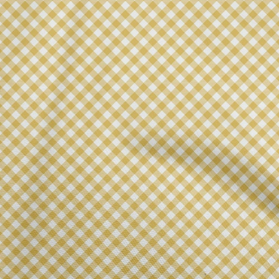 oneOone Velvet Yellow Fabric Check Dress Material Fabric Print Fabric By The Yard 58 Inch Wide