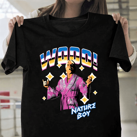 Ric Flair Nature Boy Vintage Professional Wrestling Legend Unisex T-Shirt, up to size 3XL.