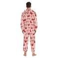 thumbnail image 7 of Cute Crabs Adult onesie Pajamas, Crystal Velvet Ultra Soft Warm Jumpsuit for Men and Women, 7 of 7