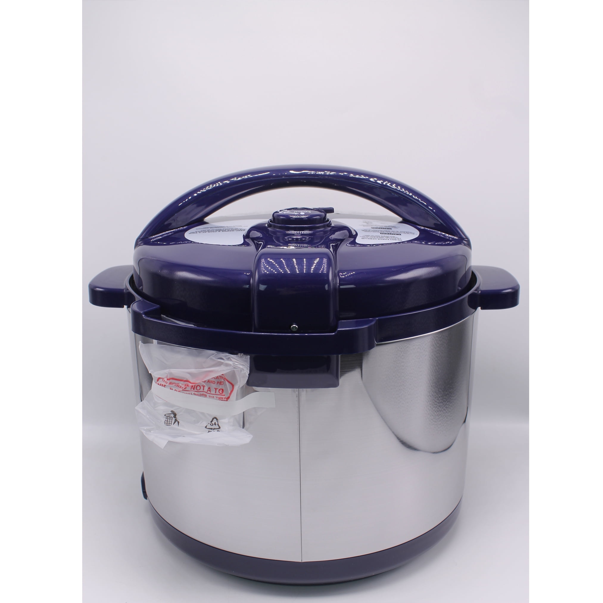 Cook s Essentials 6 QT Multi Programmable Electric Pressure Cooker with Slow Pot Function and Lid Black Walmart