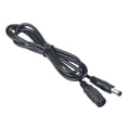 thumbnail image 3 of PwrON Compatible Black DC Power Extension Cable Cord 5.5mm x 2.1mm 100cm 3ft Replacement for CCTV Camera DVR, 3 of 5