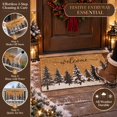thumbnail image 6 of Christmas Coir Doormat Outdoor Welcome Mat, Snowy Forest Winter Design, 24x16 Inch, Heavy Duty Non-Slip Dirt Trapper for Entryway, Front Door, Porch Decor, 6 of 8