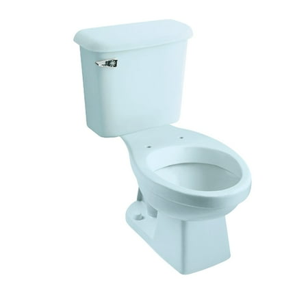 - Peerless Pottery Hancock 7660-12 Vitreous China Elongated Toilet Kit with 12-in Rough in Dresden Blue