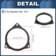 thumbnail image 5 of Anillo espaciador de altavoz Unique Bargains, adaptador de espaciador de altavoz tweeter para Vauxhall Corsa D 2 Pcs, 5 of 7