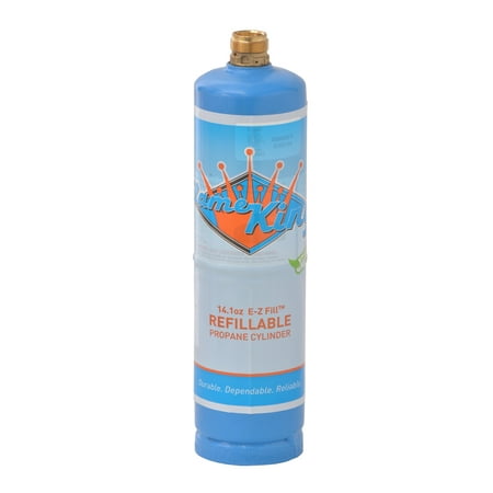 Flame King 14.1 oz Empty Refillable Propane Cylinder