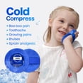thumbnail image 3 of samply Small Gel Ice Packs for Boo Boos, Cold Packs for Injuries Reusable Pain Relief, Headaches and Toothaches,Eyes, Face, 4 Pack Mini Round Ice Packs with 2 Covers for Cold Compress, 3 of 7