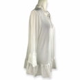 thumbnail image 4 of Women's Top Ruffled Eyelet 3/4 Sleeve Top Blouses, 4 of 11