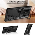 thumbnail image 3 of For Samsung Galaxy S21 Ultra Case, Galaxy S21 Ultra Case with Kickstand Fit Car Mount Heavy Duty Protective Bumper Shockproof Rugged Case Holder TPU Hard PC Shell for Samsung S21 Ultra 5G rose blue, 3 of 6