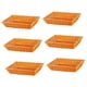 thumbnail image 4 of 6 cestas de pan de imitación de ratán, cestas tejidas, bandeja de frutas, cestas de comida rectangulares rústicas para exhibición de alimentos para 35x25x7cm, 4 of 8