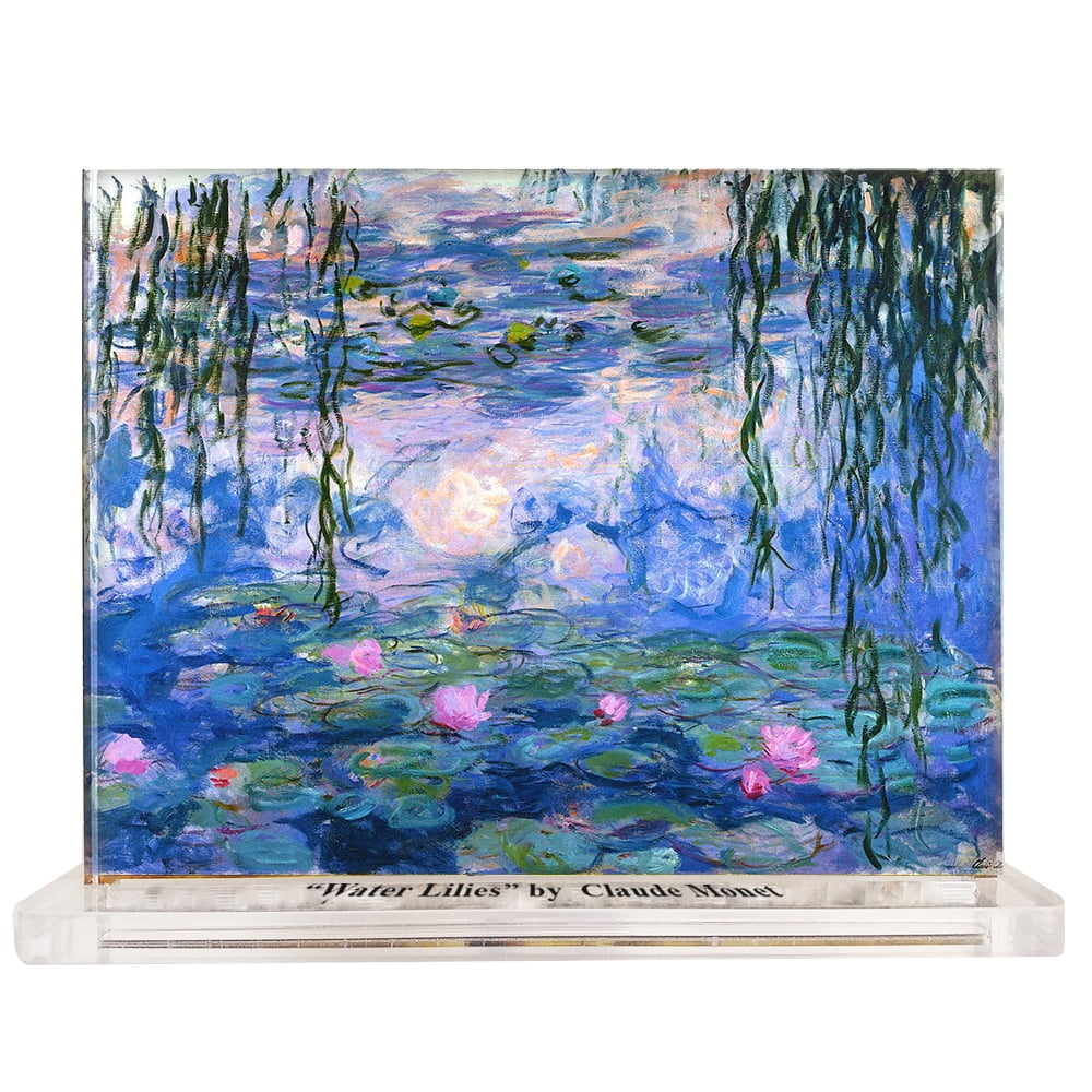 MA0013 Claude Water Lilies Masters Behind the Glass Clear Acrylic