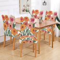 thumbnail image 2 of Yayeee 2 Pack Dining Chair Covers Stretch Parson Chairs Slipcovers Seat Protector, Hand Drawn Floral, 2 of 6