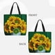 thumbnail image 2 of Balery Sunflowers in Bucket Bolsa de Mano para Mujeres con Cremallera, Bolsa de Gimnasio con Compartimentos, Bolsa para Laptop, Bolsa para Trabajo, 2 of 7