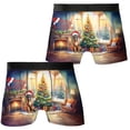 thumbnail image 3 of Merry Christmas Mastiff Santa Hat Xmas Tree Winter Holiday All Over Print Boxer Briefs Underwear for Men Dad Mastiffs Dog Lover Gifts Idea - 01013, 3 of 6