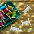 thumbnail image 4 of Professional Sewing Bobbins 10pcs Empty Thread Spools Made of Durable Plastic for Home Use, 4 of 11