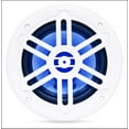 thumbnail image 2 of BELVA BMRGBWH 500W Peak 6.5" 2-Way White Coaxial Marine Speakers with Multi-Color LED Lighting, 2 of 11