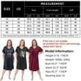 thumbnail image 5 of FEREMO 3 Pack Nightgowns for Women Plus Size V Neck Printed Sleepwear Loose Comfy Night Gown, 5 of 7