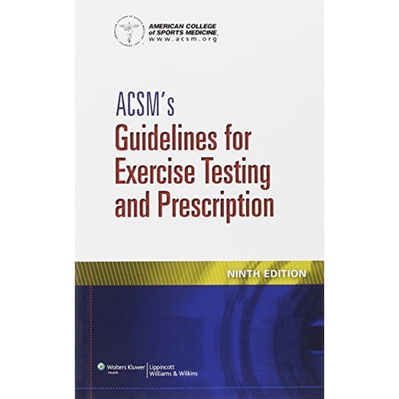 Pre-Owned ACSM's Guidelines for Exercise Testing and Prescription, 9781609139551, 1609139550, Paperback, 9 edition