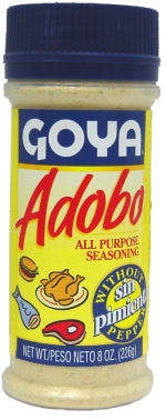 Adobo Goya Seasoning Without Pepper 8 Oz by