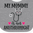 thumbnail image 4 of Inktastic Anesthesiologist Mom Baby Girls Baby Bib, 4 of 4