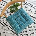 thumbnail image 5 of Protective Seat Cushion/Square Chair Pads with Ties, Car Pad Kitchen Dining Chair Cushions Indoor Outdoor Comfort Cushion Breathable Lattice Seat Pads 16x16inch, 5 of 8