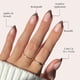 thumbnail image 3 of Pantalón corto semitransparente Glamnetic Chocolat Press On Nails, 3 of 6