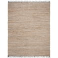thumbnail image 2 of SAFAVIEH Vintage Leather Zharko Solid Braided Fringe Area Rug, Beige, 8' x 10', 2 of 9