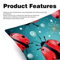 thumbnail image 2 of Seven Starred Iadybird Pillow Covers Inserts Set of 2, Bed Pillow with Unique Patterns,for Home and Office Decor, Available in 16x16, 18x18, and 20x20 Inches, 2 of 6