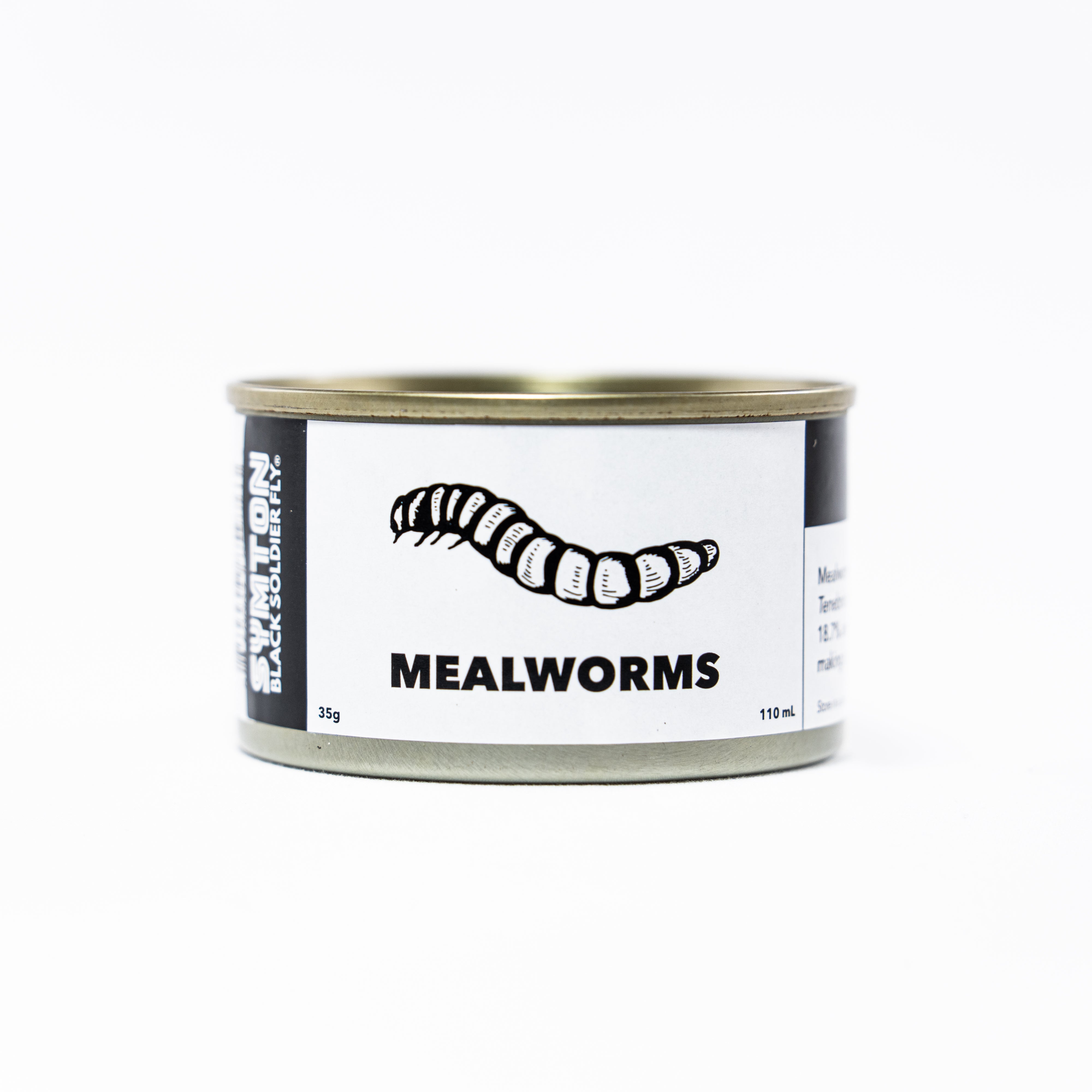Symton Canned Mealworms for Reptiles (1 Can)